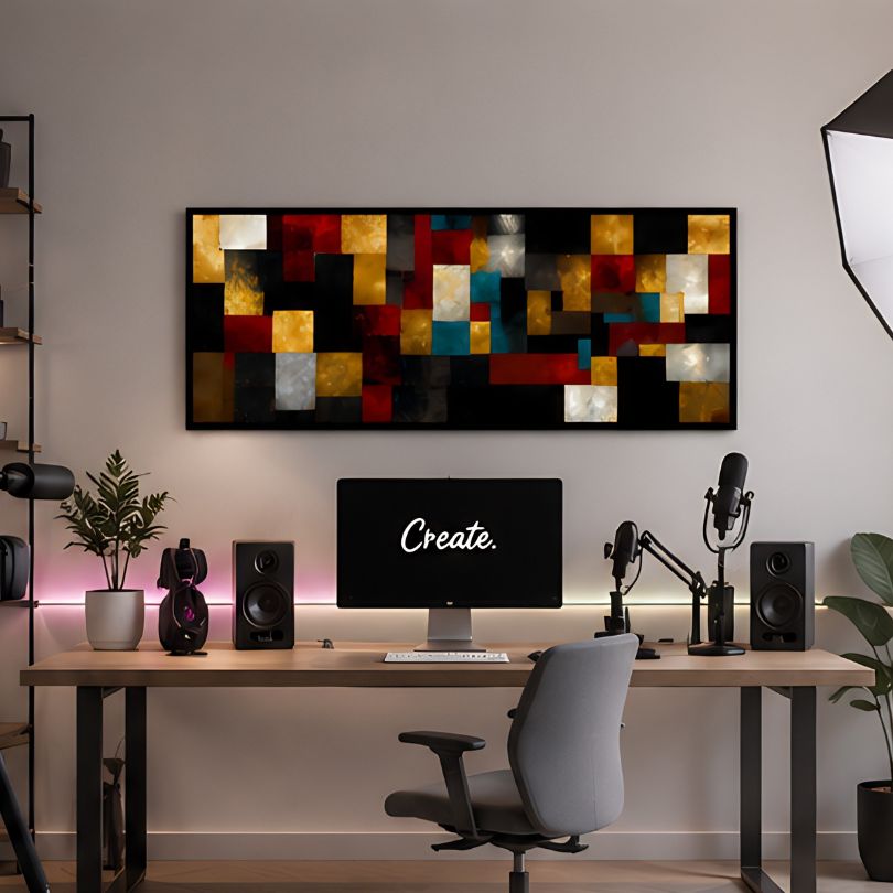 Landscape Multicolor Wall Frame for Home Offices & Room