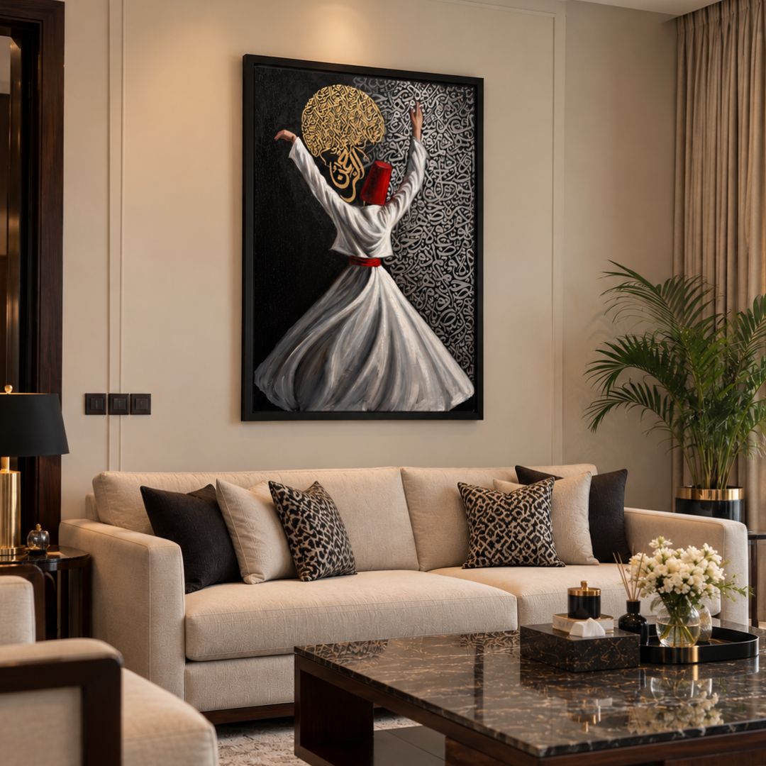 Islamic wall art for drawing room