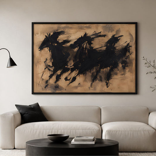 Horse Canvas Wall Frame – Luxury Landscape Wall Art by Urban Decor Pakistan