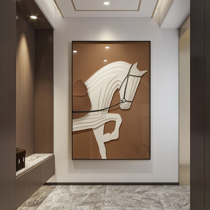 horse wall frame painting