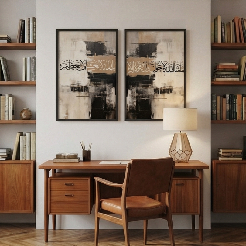 Masha'Allah Kaaba Wall Art Frame Set of 2