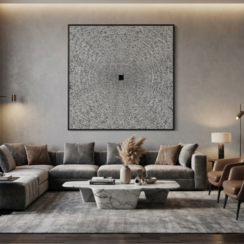 Kaaba, Arial View of Kaaba Wall Frame Painting