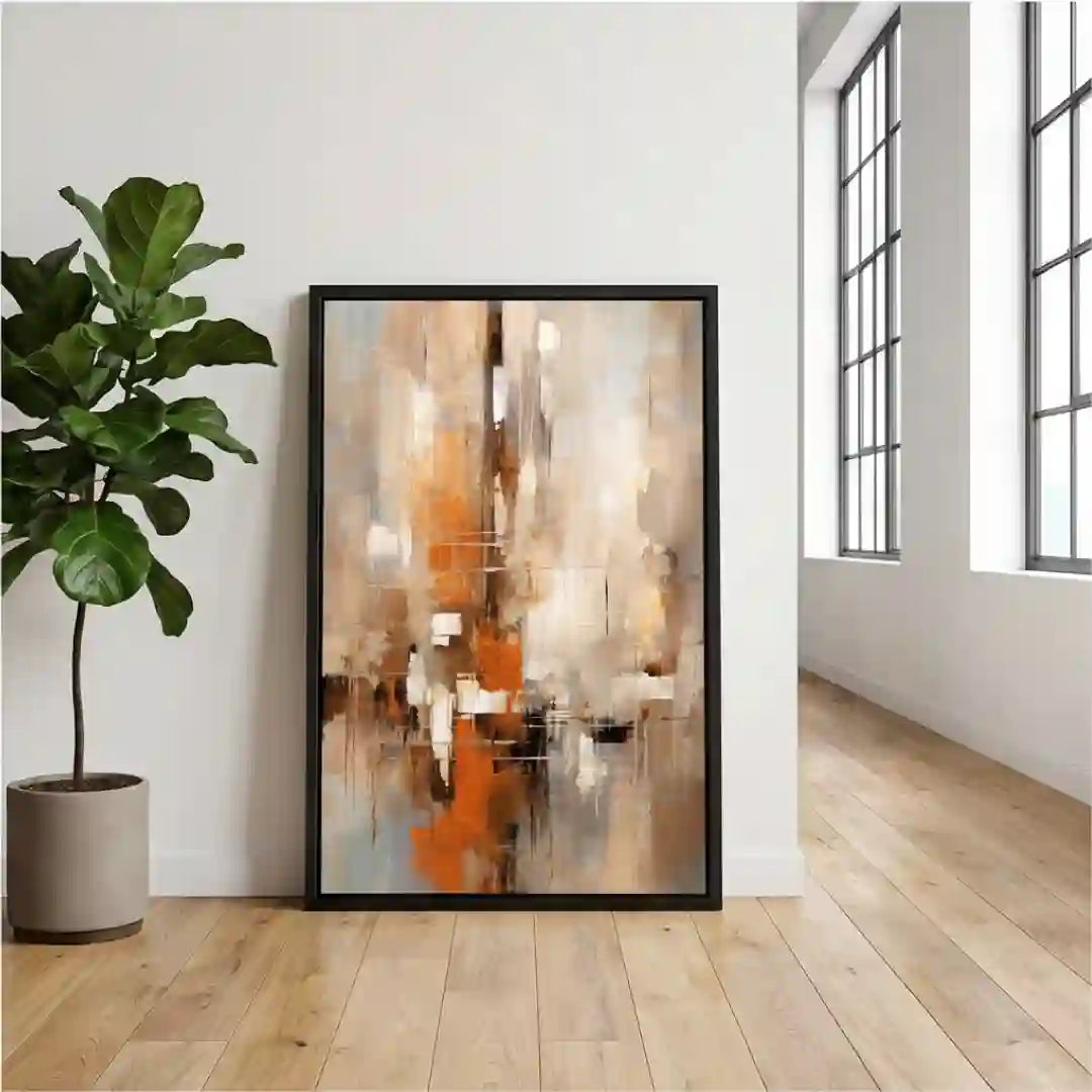 Modern Abstract Wall Art Frame for Office