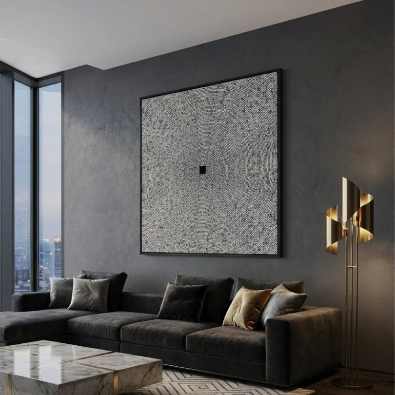 Kaaba, Arial View of Kaaba Wall Frame Painting