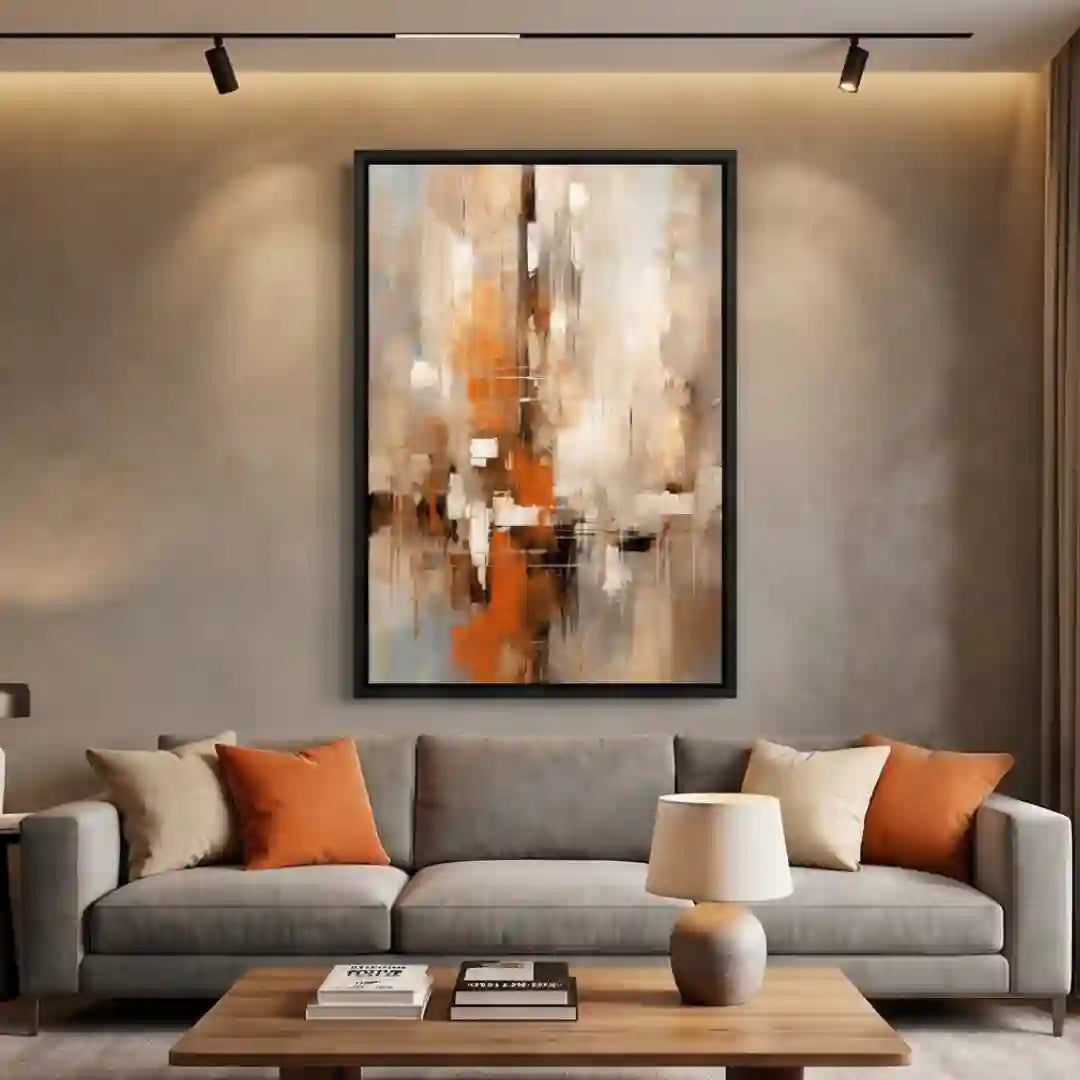 Modern Abstract Wall Art Frame for Office