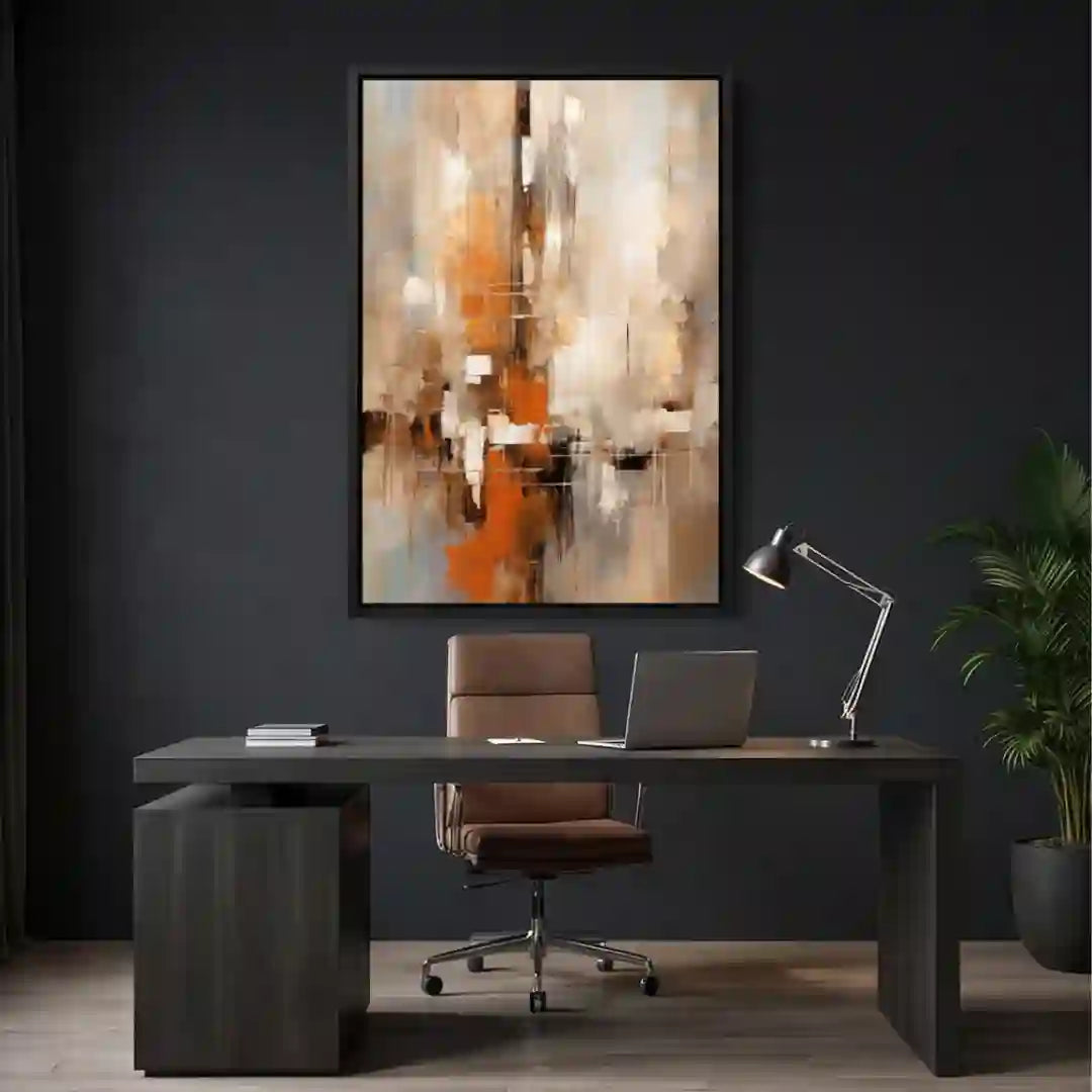 Modern Abstract Wall Art Frame for Office